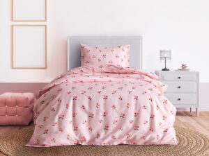 Ranforce Joyful Cherry Nevresim Takımı Çift Kişilik