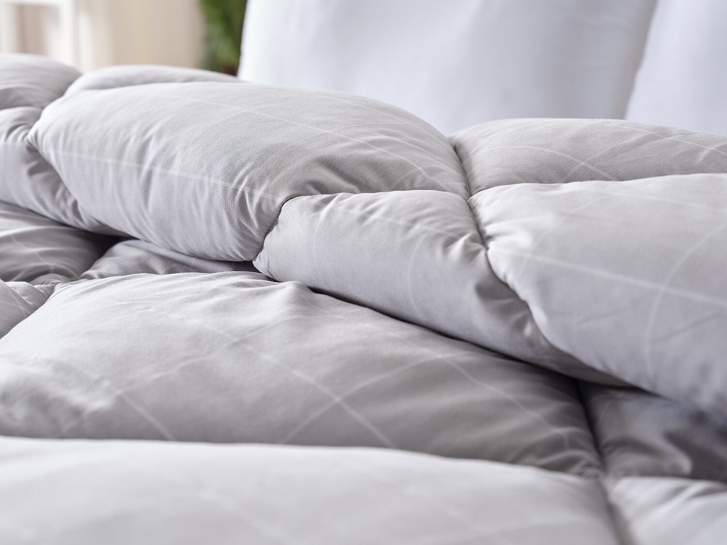 Mora Microfiber Desenli Yorgan Tek Kişilik - Gri Mora Microfiber Desenli Yorgan Tek Kişilik - Gri - Görsel 3