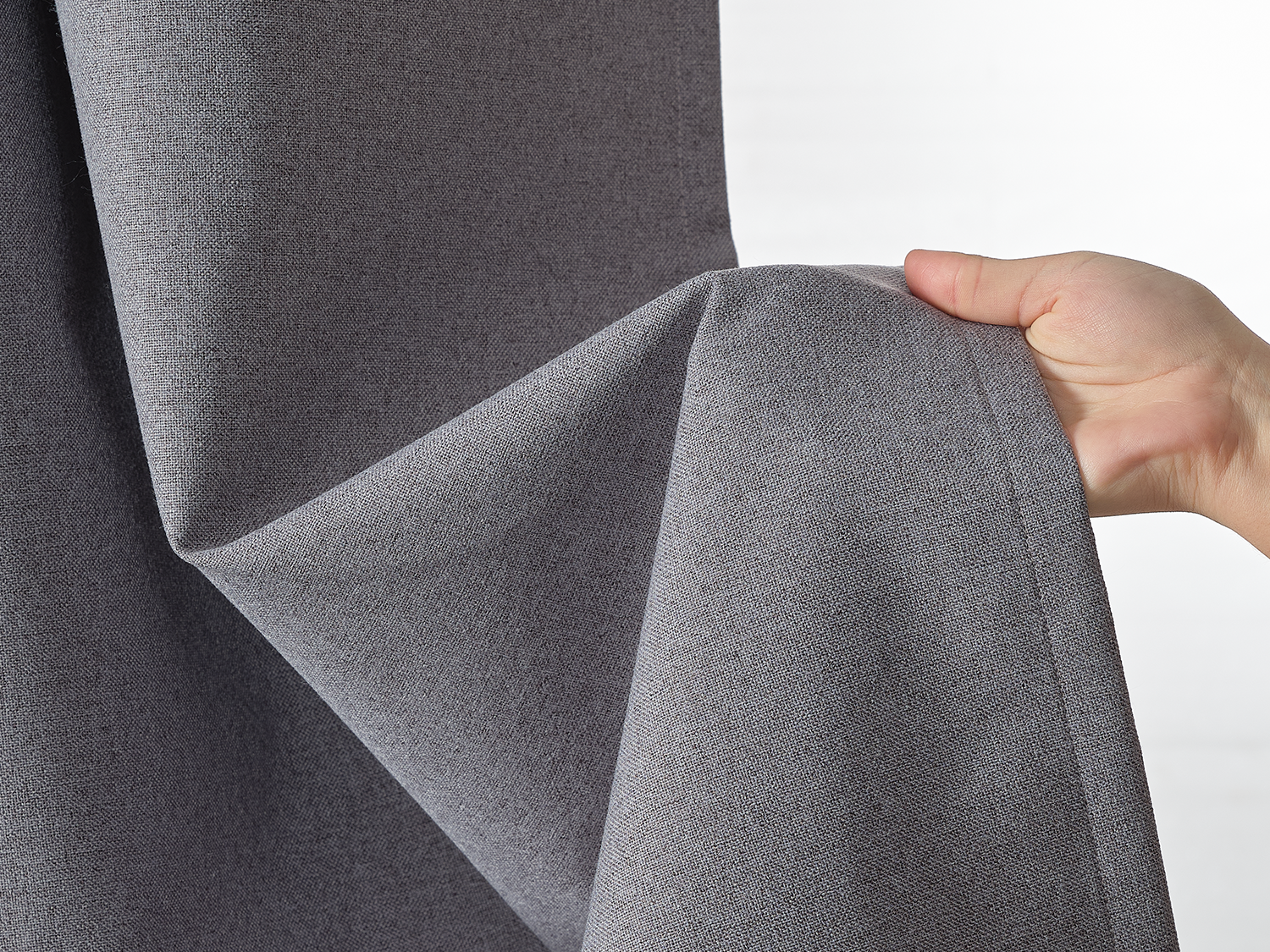 Dalia Blackout Perde 140 x 270 cm - Koyu Gri Dalia Blackout Perde 140 x 270 cm - Koyu Gri - Görsel 2