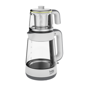 CM 5964 Floral Papatya Beyazı Çay Makinesi