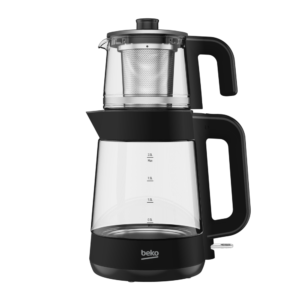 CM 5964 B Floral Siyah Çay Makinesi