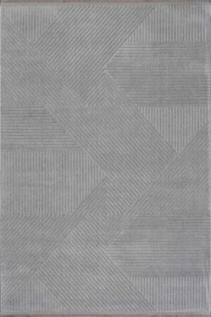 Deco Geo 80010 Dikdörtgen Polyester Pamuk Karışımlı Makine Halısı