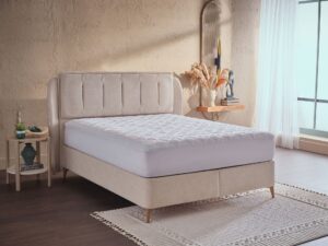 Comfyline Koruyucu Fitted Alez 200 x 200 cm - Beyaz