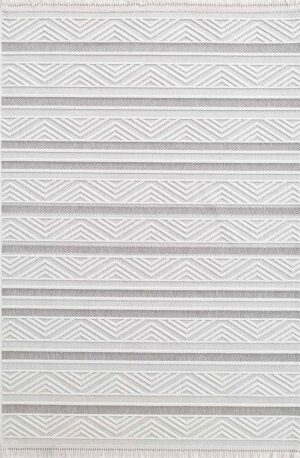 Deco Point 15766 Modern Geometrik Desenli Antitoz Makine Halısı