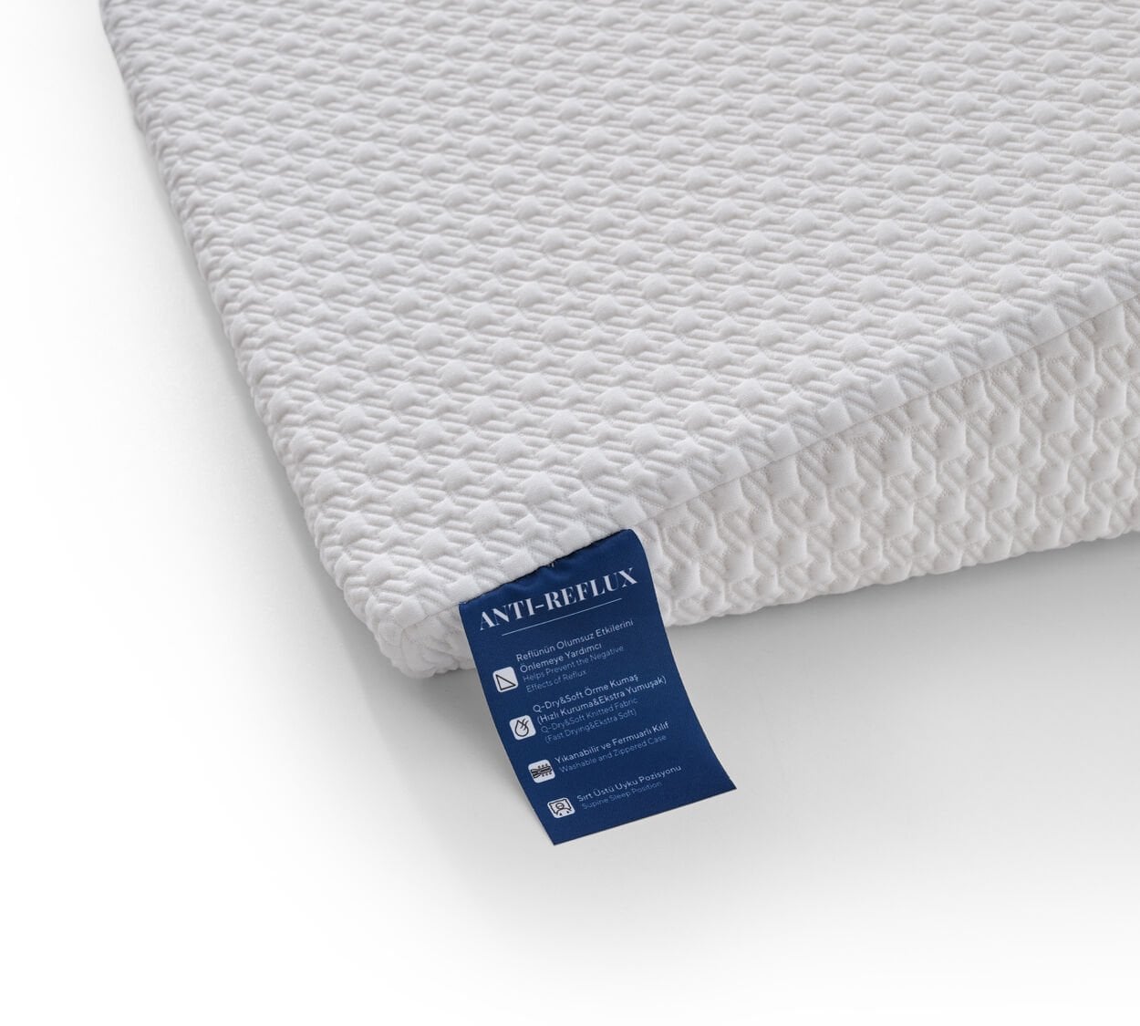 Anti Reflux Yastık 60 x 60 x 20 cm - Beyaz Anti Reflux Yastık 60 x 60 x 20 cm - Beyaz - Görsel 4